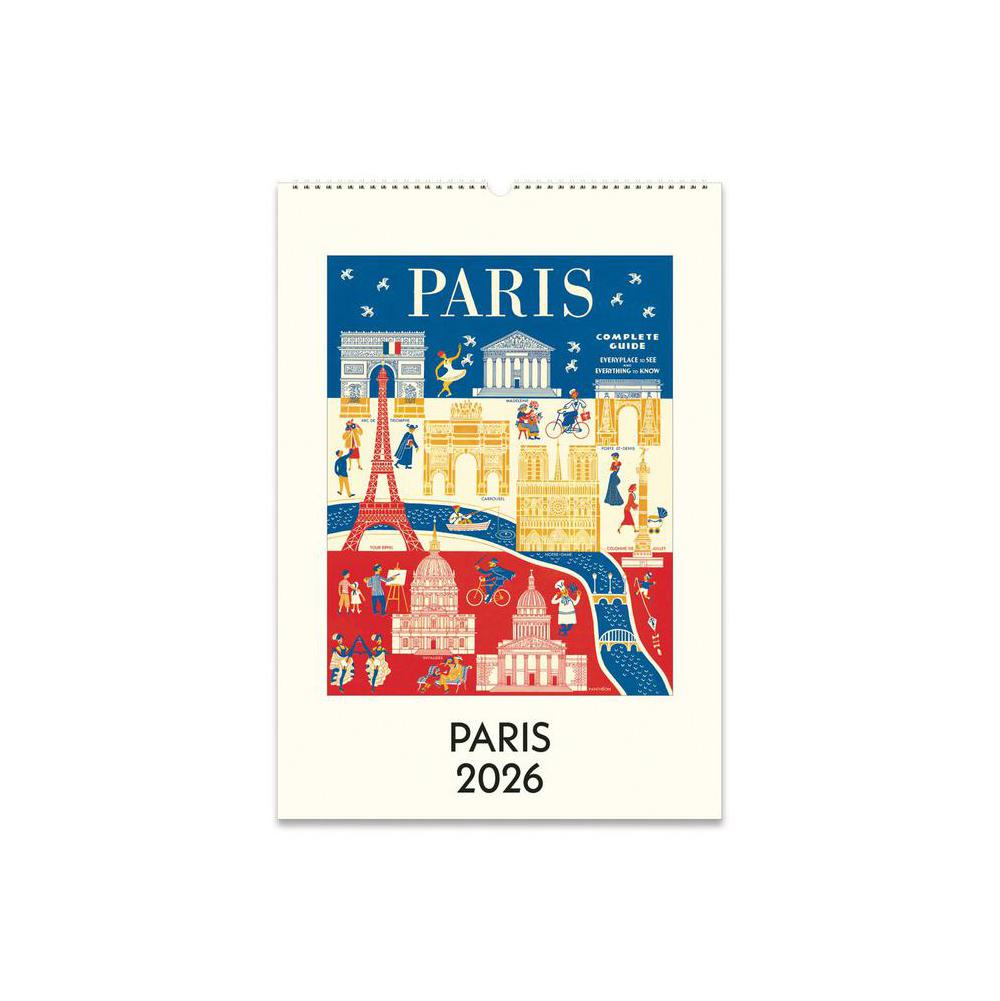 Cavallini, Calendars, Art & School, 2026, Wall style, Paris, 933099